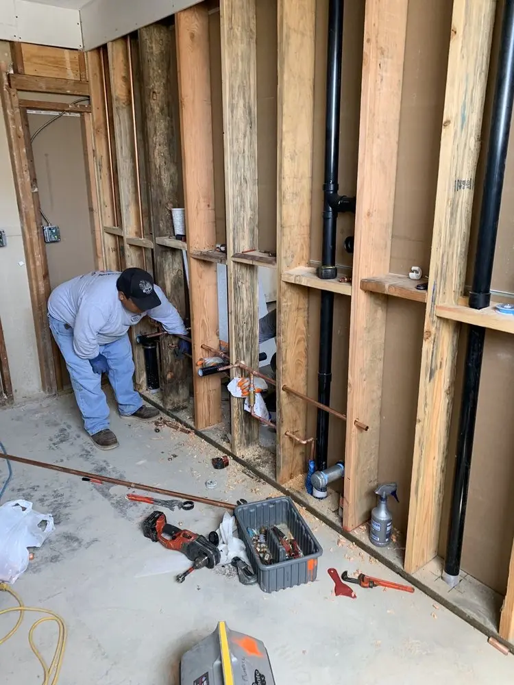 Commercial rough-in plumbing for Gas Line Repair in Frostburg